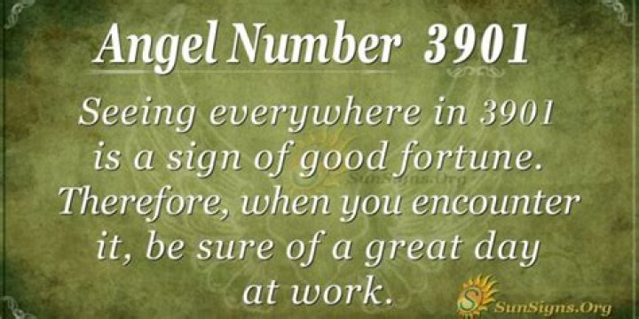 3901 angel number