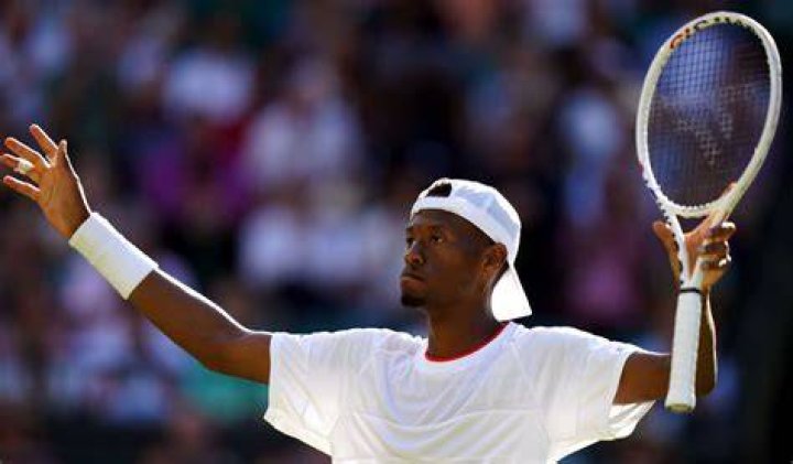 Chris Eubanks arms in the air