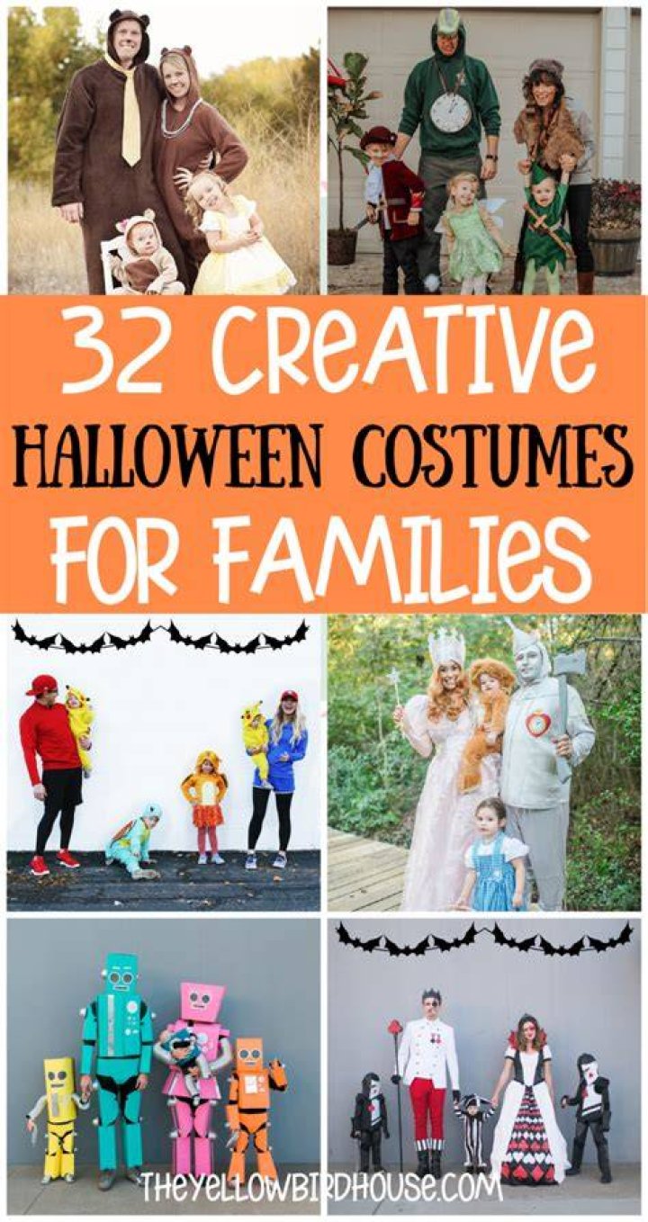 creative family costumes for Halloween